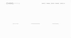Desktop Screenshot of changarchitecture.com