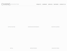 Tablet Screenshot of changarchitecture.com